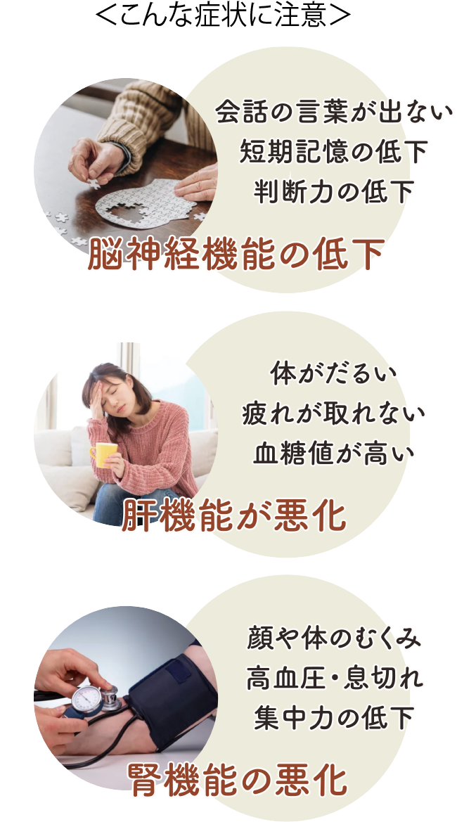 ＜こんな症状に注意＞